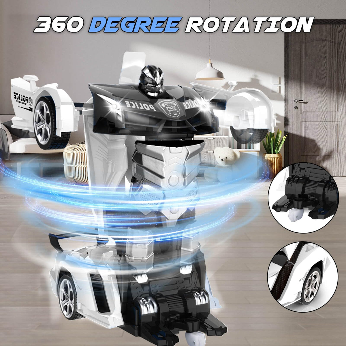 Britik Transform RC car durable ABS frame withstands bumps