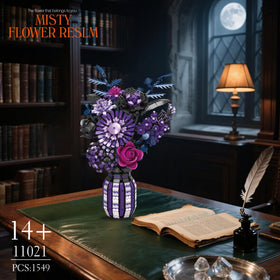 BrixVibe Flowers dark florals: multi-species collection for edgy decor