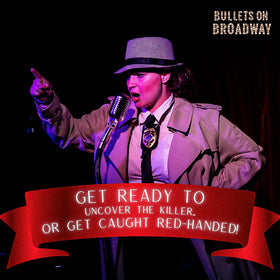 Broadway Murder Mysteries Evidence Booklet highlighting organized clues