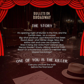 Broadway Murder Mysteries Evite Tool demo for easy guest invitations