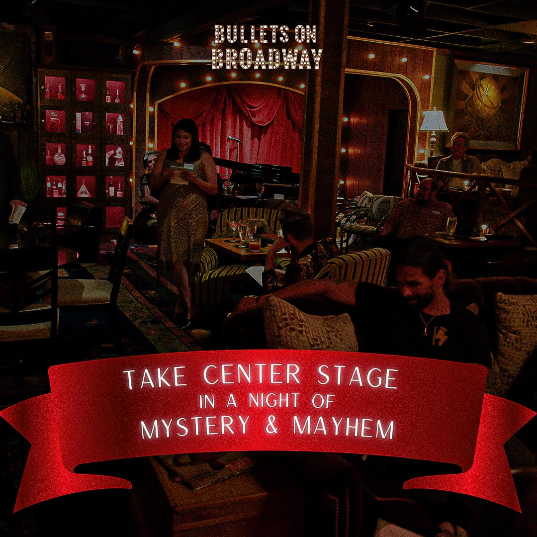Broadway Murder Mysteries Question Menu emphasizing engaging interactions