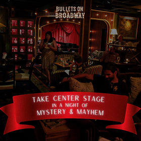 Broadway Murder Mysteries Question Menu emphasizing engaging interactions