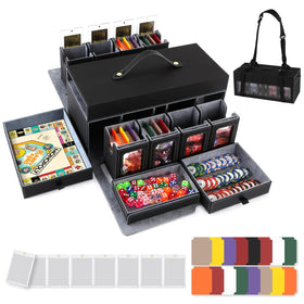 Brobear Commander Deck Box with eight removable decks for quick swaps.