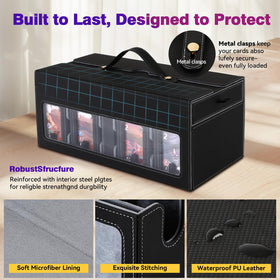 Brobear Commander Deck Box with shoulder strap for hands-free carry.