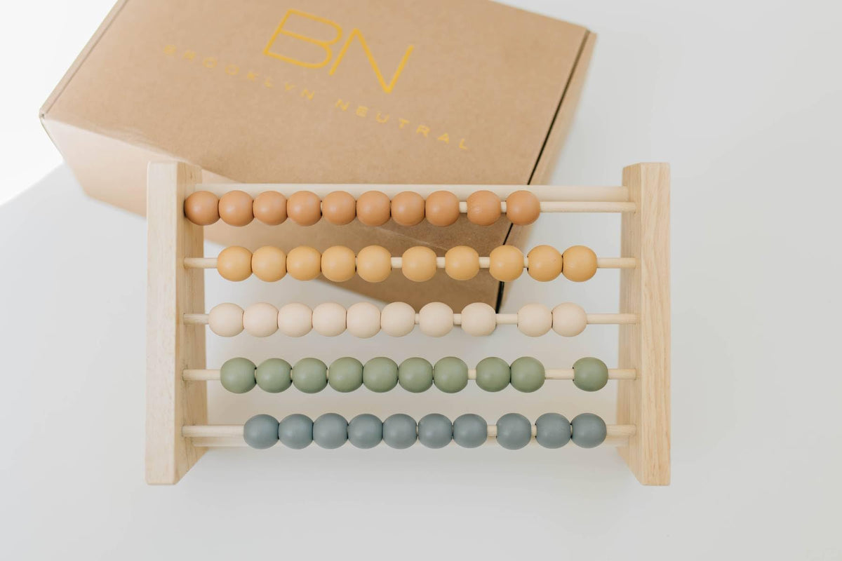 Brooklyn Neutral boho rainbow pattern adds stylish charm to playrooms and classrooms.