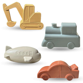 Brooklyn Neutral car bath toy for sensory play during bath time