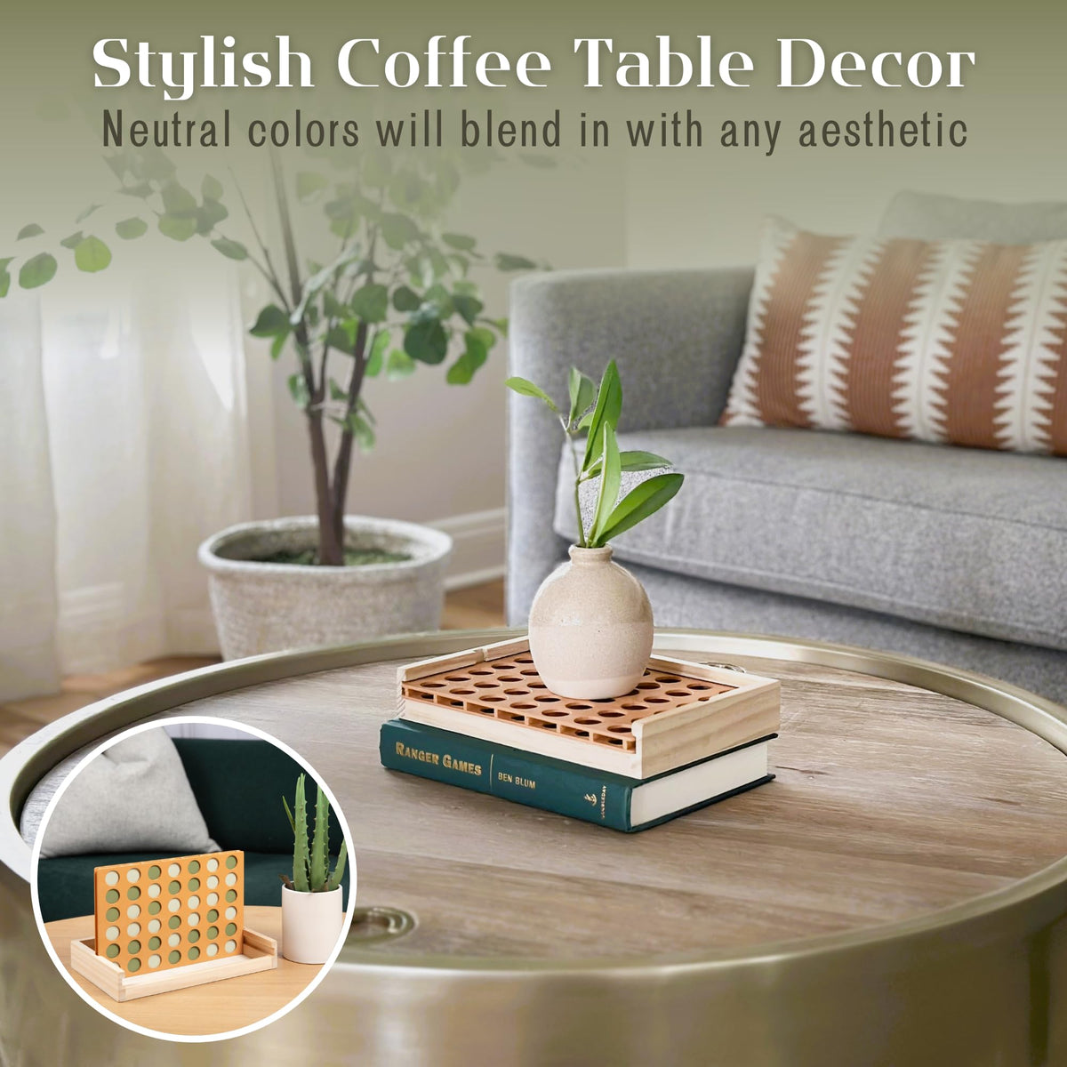 Brooklyn Neutral boho-toned design fits various rooms and styles.