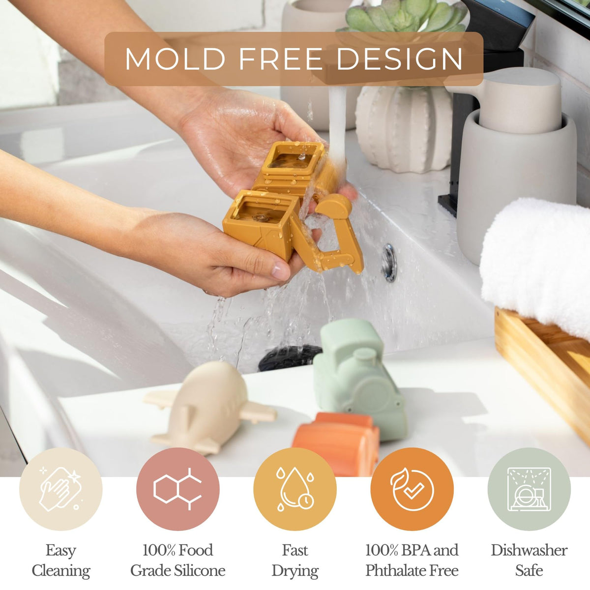 Brooklyn Neutral plane bath toy for imaginative water play