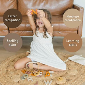 Brooklyn Neutral silicone texture feels gentle for little hands during play