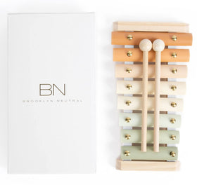 Brooklyn Neutral Xylophone with 8-note scale for Montessori-inspired playtime.