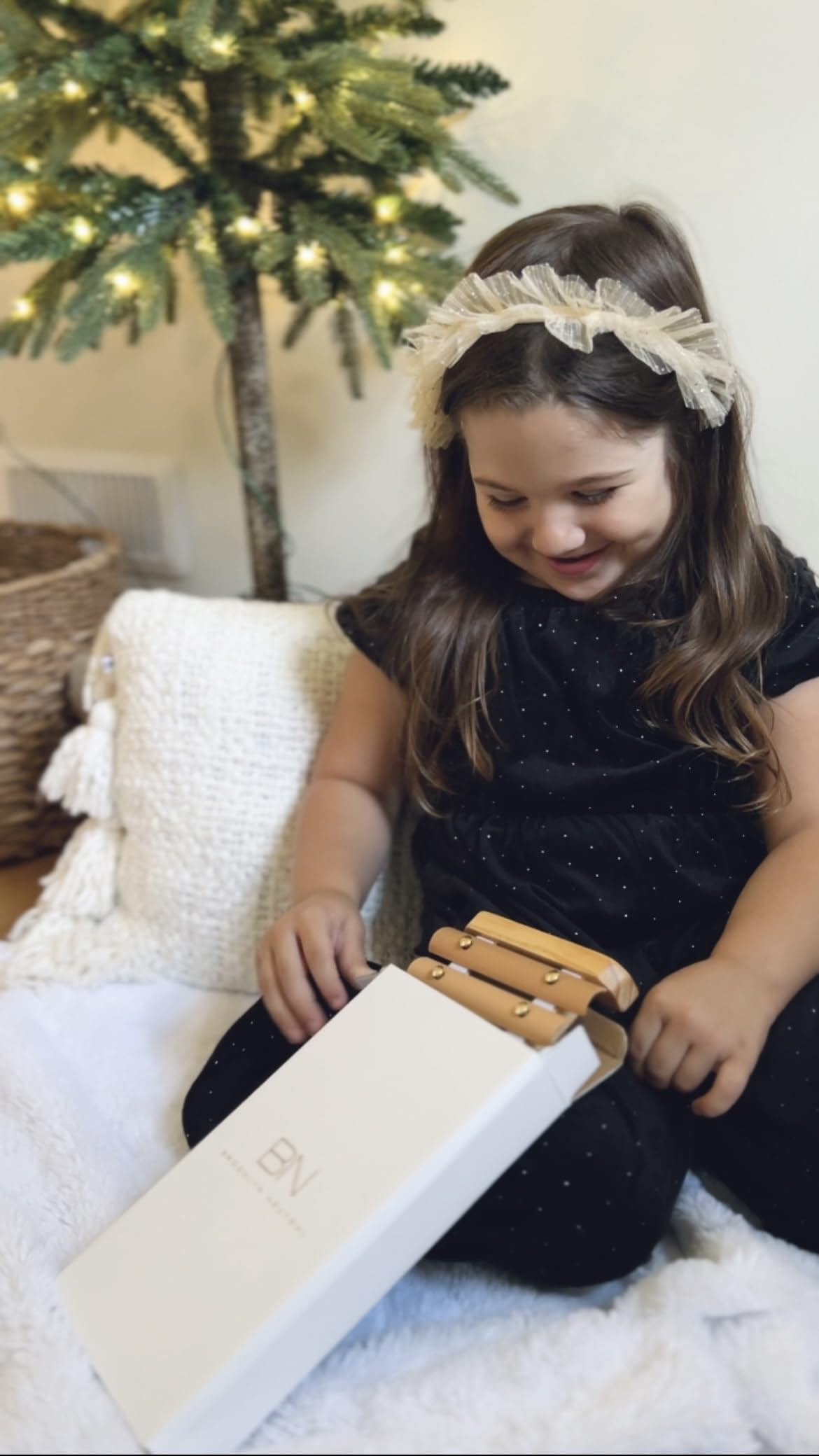 Brooklyn Neutral Xylophone features neutral colors for boho nurseries and modern spaces.