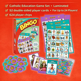 Brother Francis Got It! Church bingo back design for large group play