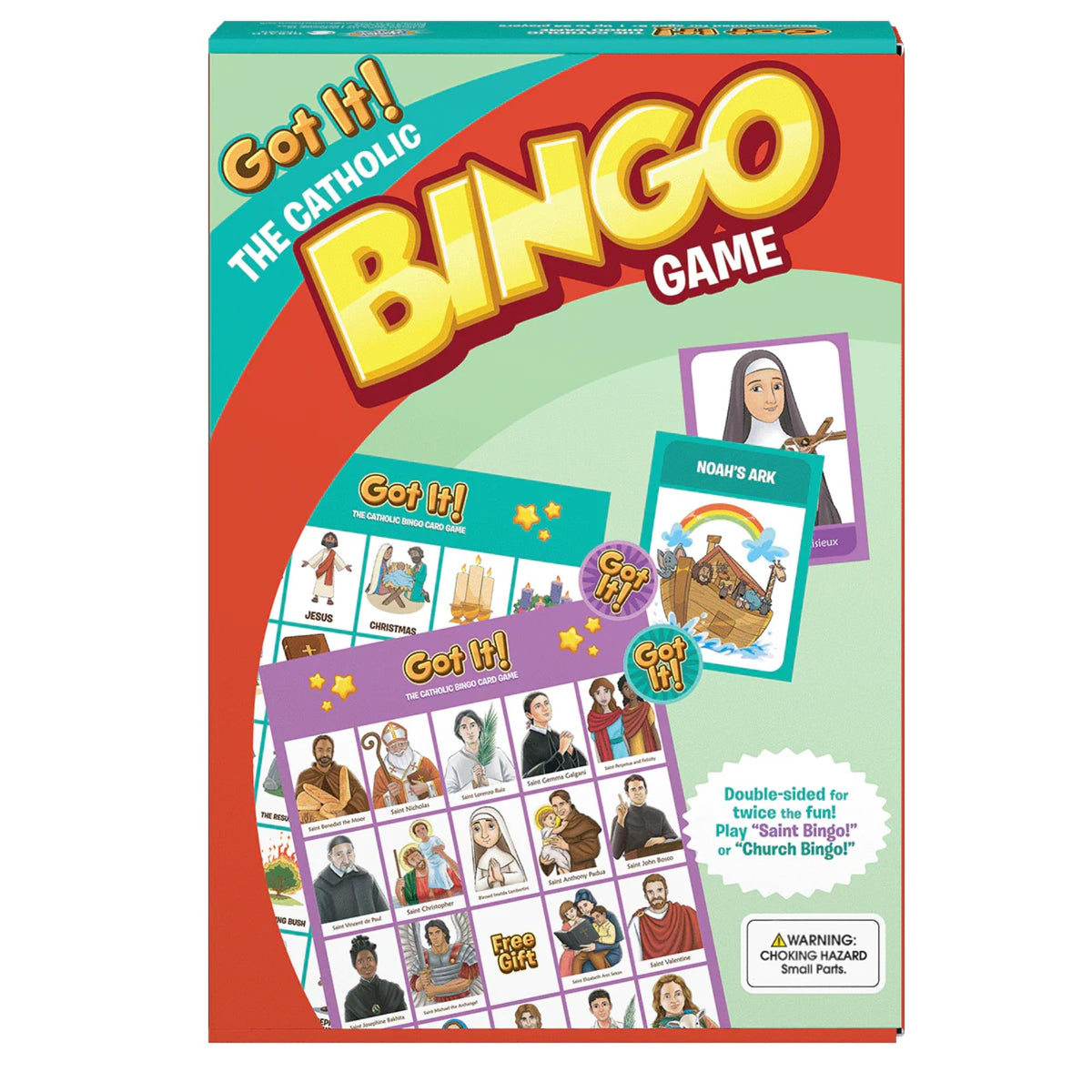 Brother Francis Got It! Two-sided bingo cards enable Saints and Church modes