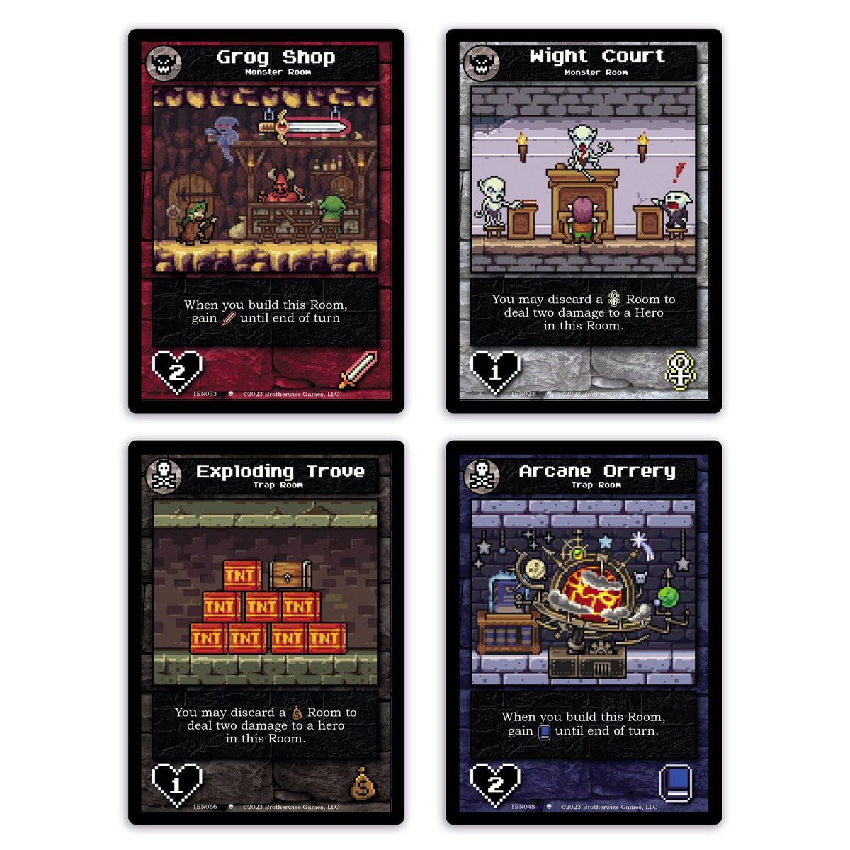 Brotherwise Games Boss Monster 10th Anniversary spell cards enabling disruptive play