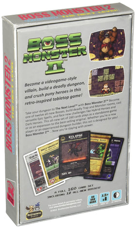 Brotherwise Games Boss Monster 2 trap and monster rooms illustrate fast, tactical dungeon-building moments.