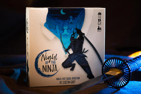 Night of the Ninja table setup by Brotherwise Games captures lively social play.