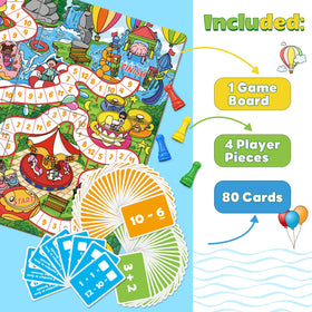 Broytain 80 math cards support addition and subtraction practice.