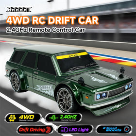 BRRRRT 1:24 RC with LED lights boosts visibility at dusk.