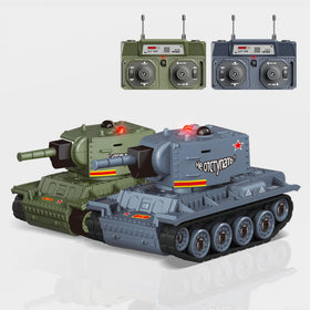 BRRRRT 1/64 RC Battle Tank – front view for multiplayer action.