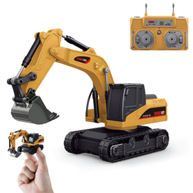 BRRRRT 1/64 palm-sized excavator for desk play and on-the-go construction