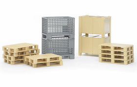 Bruder 02415 pallets and boxes set for realistic play and storage scenes
