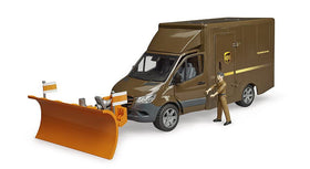 Bruder 02678 MB Sprinter UPS driver figure enhances role-play realism