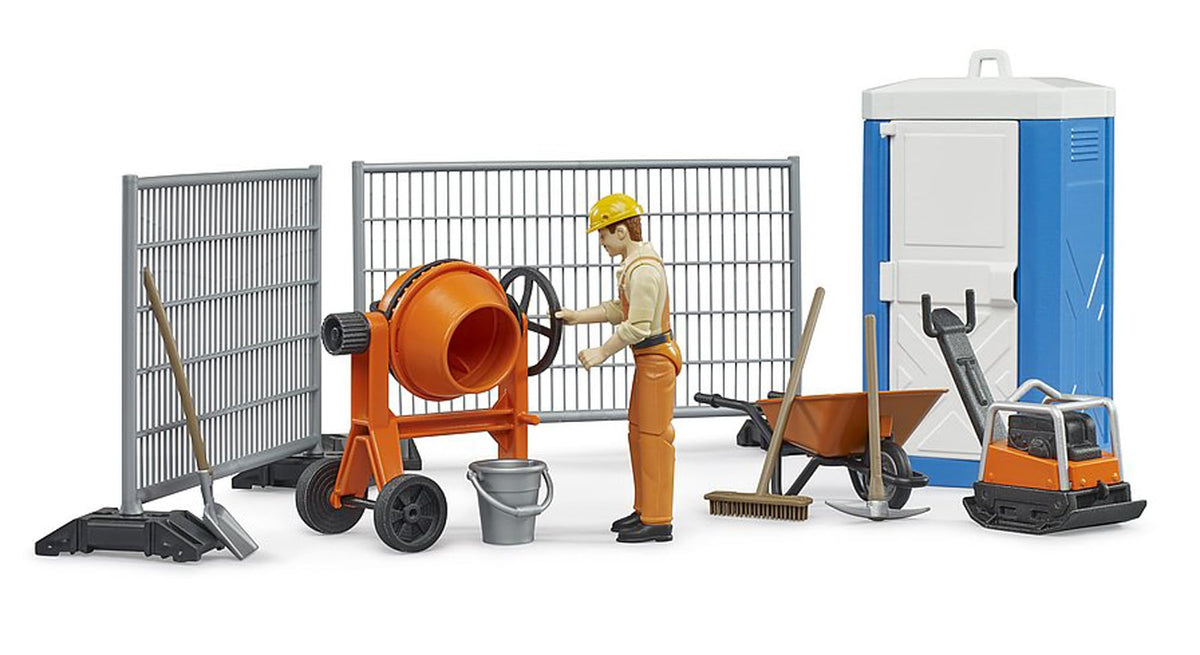 Bruder bworld 62008 construction mixer in action for realistic play at home