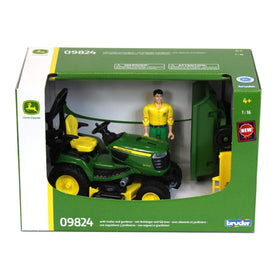 Bruder bworld John Deere gardener with lawnmower included for immediate play