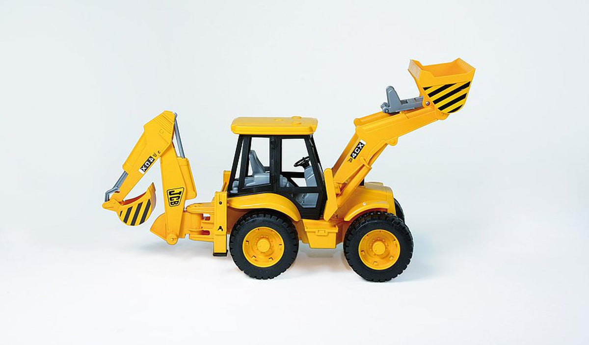 Bruder JCB 4CX Loader Backhoe detailed finish enhances authenticity
