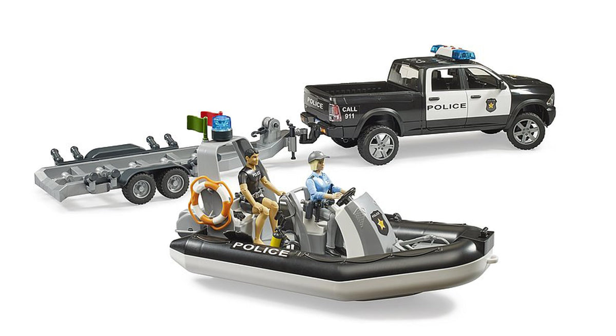 Bruder police diver figure ready for underwater operations