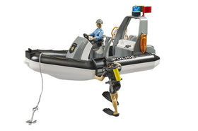 Bruder transport trailer with winch for versatile play setup