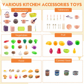 Bruvoalon pink cuttable vegetables help teach colors and portioning during playtime.