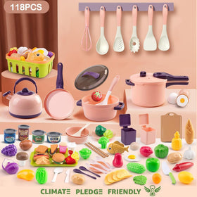 Bruvoalon pink desserts and treats encourage storytelling while kids practice counting and sequencing.