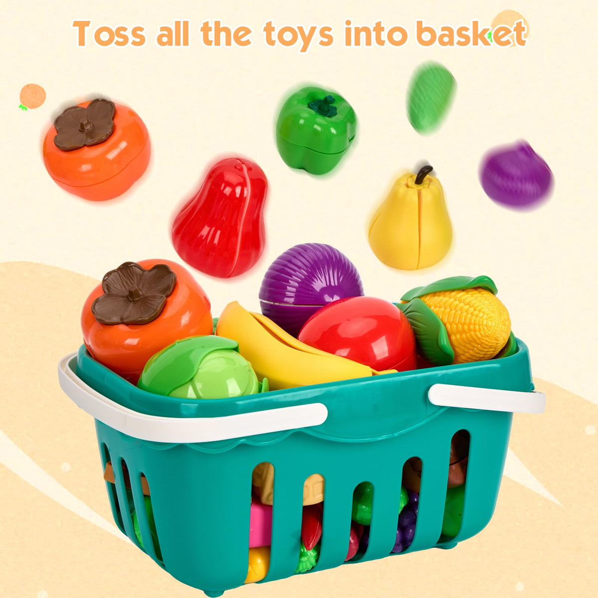 Bruvoalon colorful fruit set 2 highlights extra pretend fruits for mixing menus