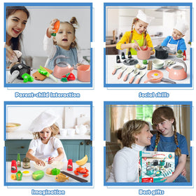 Bruvoalon vegetables set offers colorful pretend groceries for meals