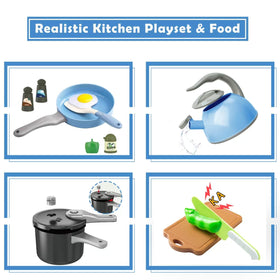 Bruvoalon realistic vegetables boost creative meal making during play.