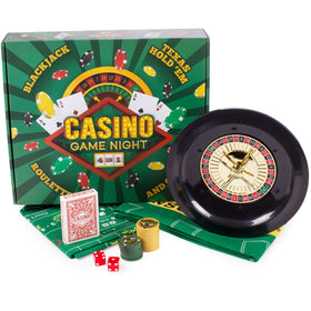 Brybelly Casino Night game night set ideal for family gatherings and parties.