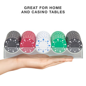 Brybelly chip trays 100-chips capacity ideal for clay tokens