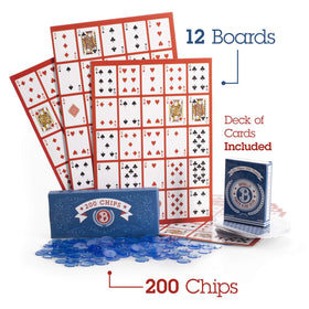 Brybelly Poker Keno Set box shows organized storage