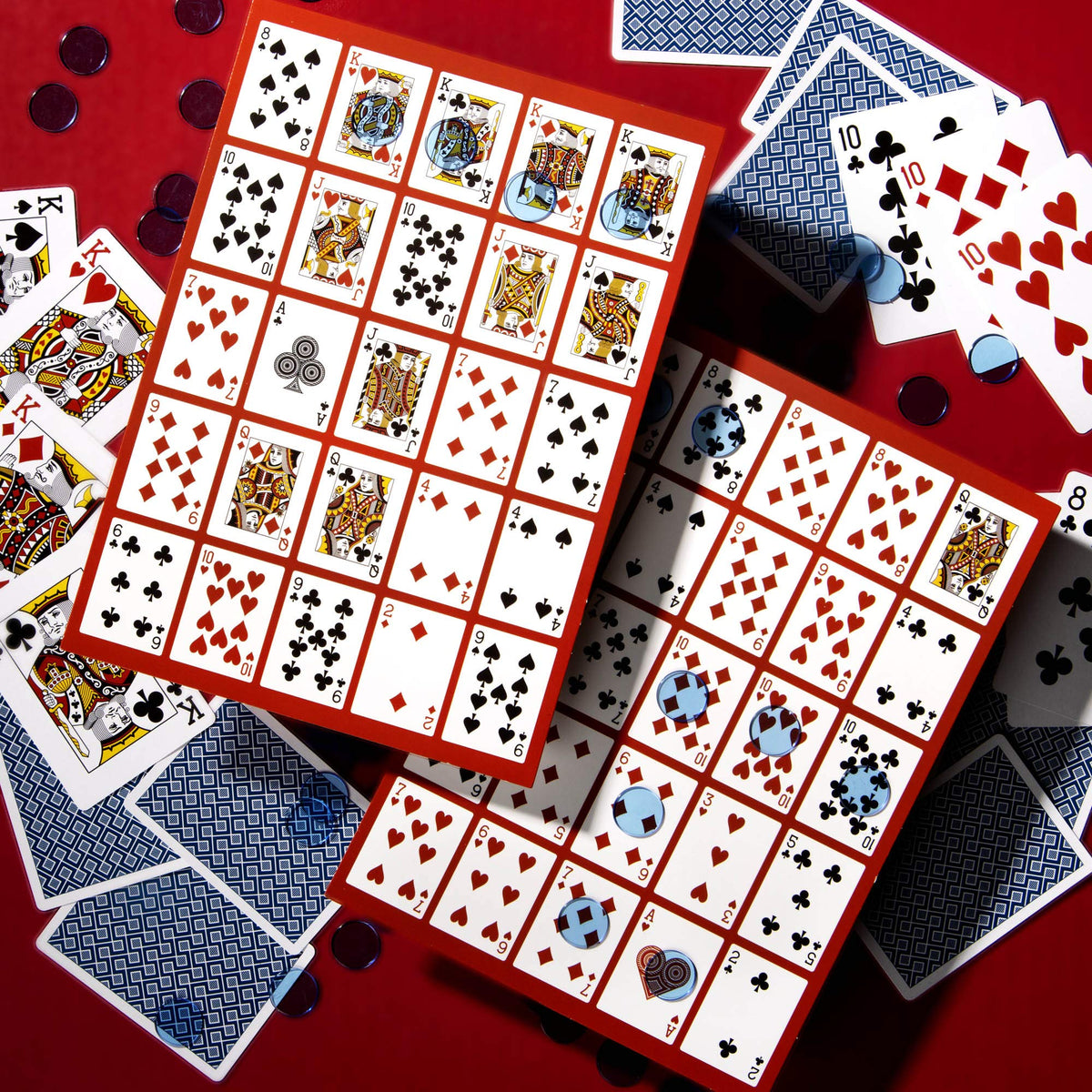Brybelly Poker Keno Set cards featured for versatile play
