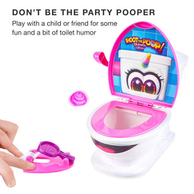 Brybelly Shoot The Poop Unicorn Edition battery-powered sounds enhance humor.