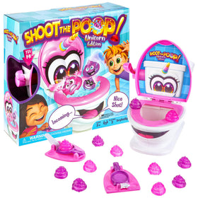Brybelly Shoot The Poop Unicorn Edition: Swirlie the Toilet sparks family fun.