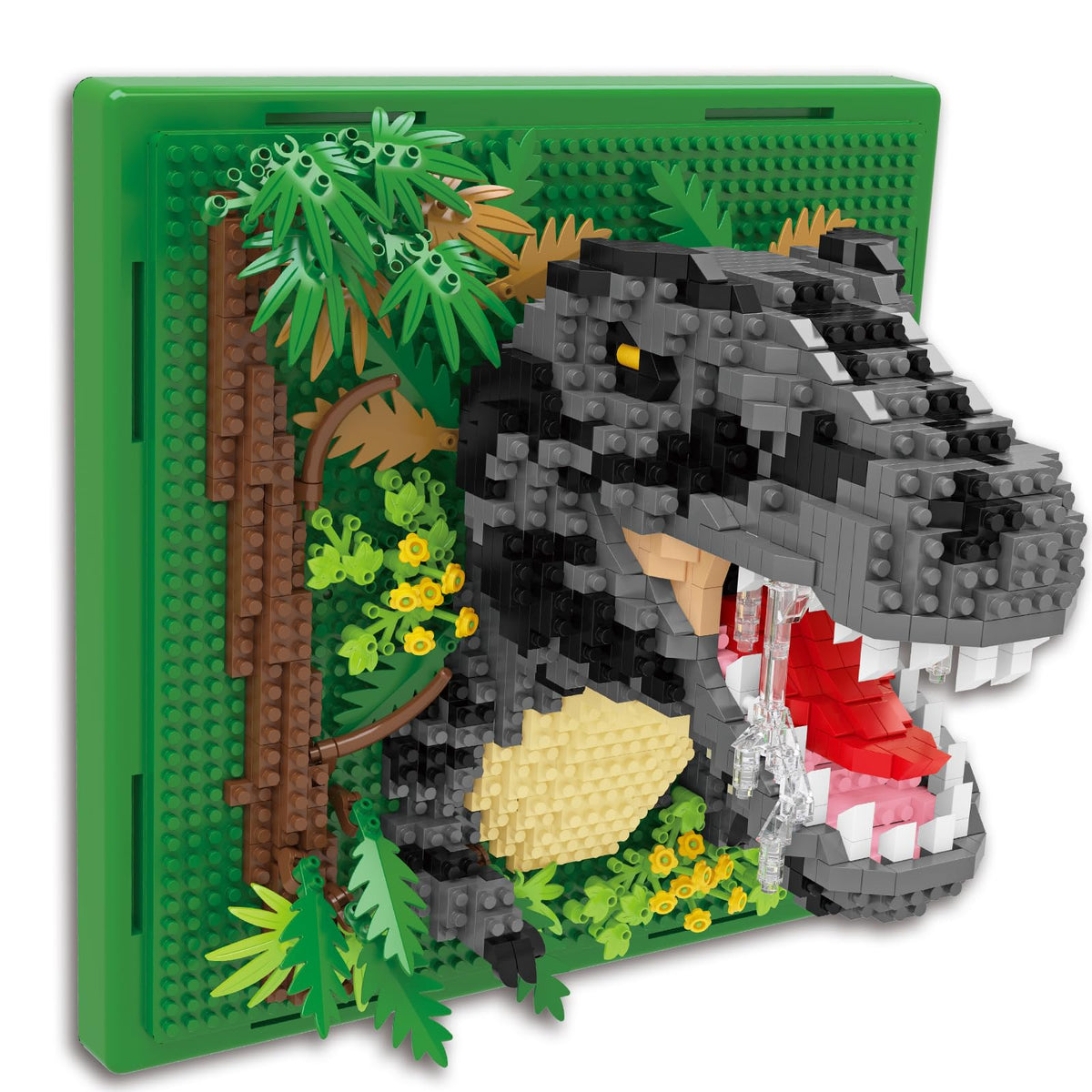 BseSparklion dinosaur 3D wall art for a bold space decor centerpiece.