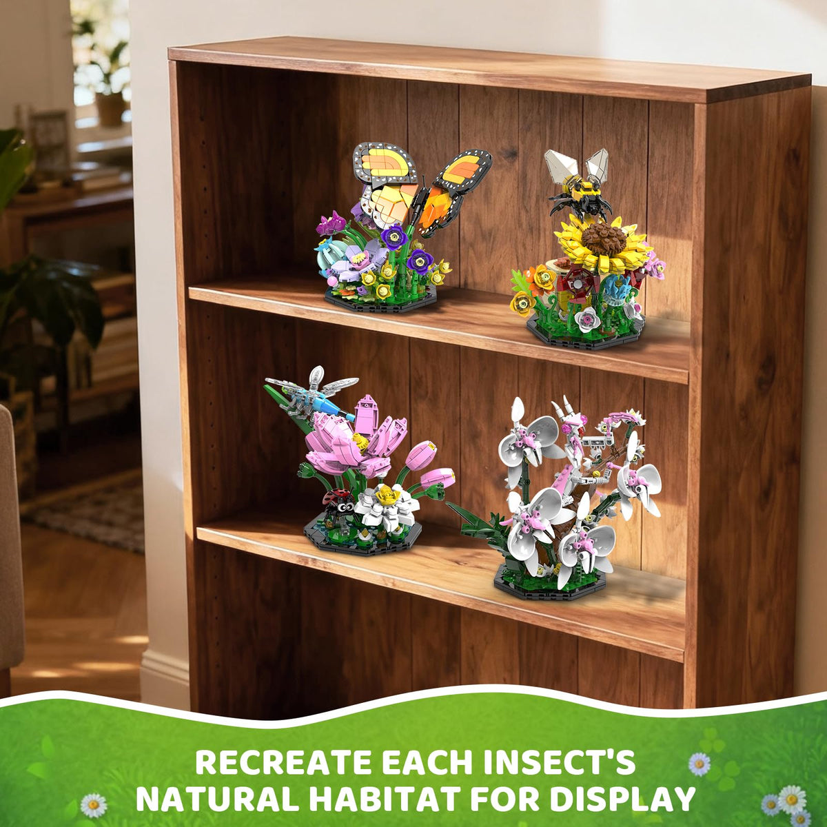 BseSparklion bee figure with bright details for color recognition and motor skills.
