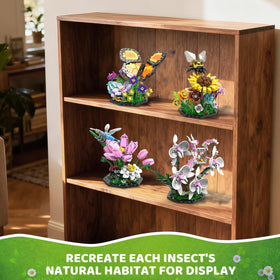 BseSparklion bee figure with bright details for color recognition and motor skills.