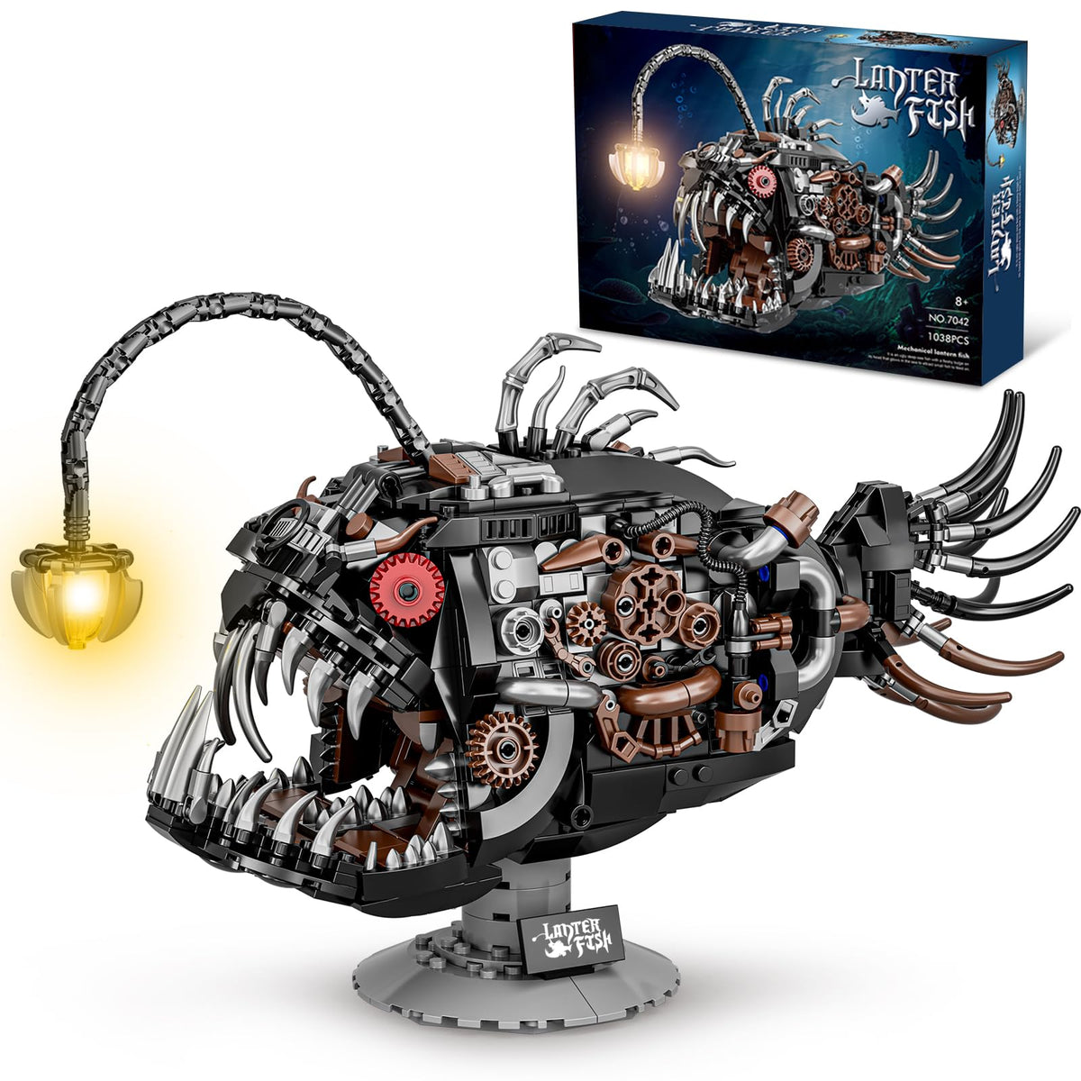 BseSparklion head light display illuminates desk ambience
