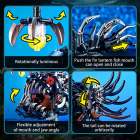 BseSparklion jaw movement simulates hunting action on display