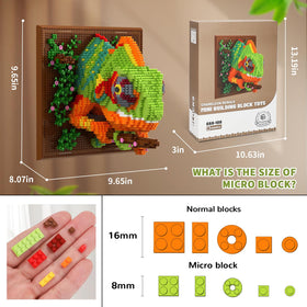 BseSparklion micro blocks set ideal for wall display or tabletop art