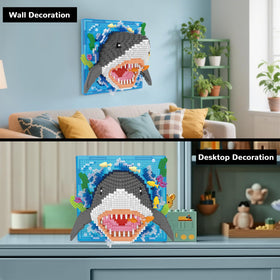 BseSparklion safe odorless shark blocks ensure a kid-friendly crafting experience.