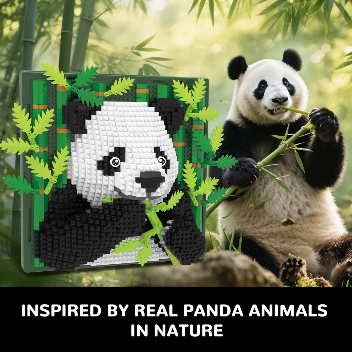 Panda on-table display for desk or shelf by BseSparklion
